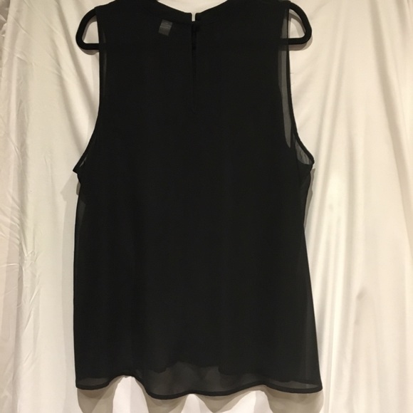 Torrid Women’s Black Shear Sleeveless Blouse Top - Picture 3 of 7
